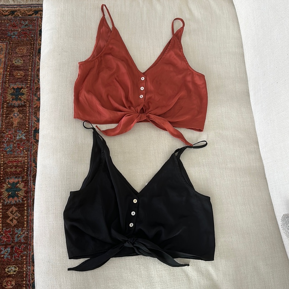 Set of Two Free People Crop Tops. Size XS